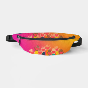 Sacs Banane Pack d'impression à 2 faces Partage d'amour
