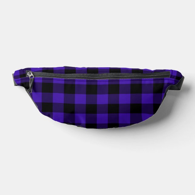 Sacs Banane Pack Fanny Black and Blue Check (Poser)