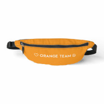 Pack Fanny de l'équipe Orange Guerre de couleur