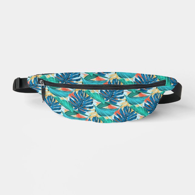 Sacs Banane Pack Fanny Feuille Tropical (Recto)