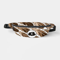 Pack Fanny Monogramme en plume Boho personnalisé