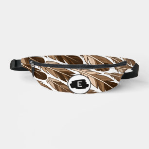 Sacs Banane Pack Fanny Monogramme en plume Boho personnalisé