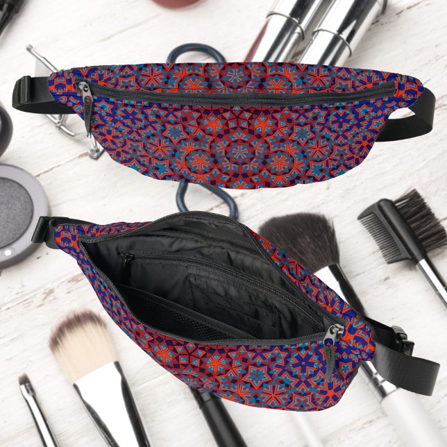 Sacs Banane Pack Fanny Motif Gras Bleu Et Rouge (Créateur téléchargé)