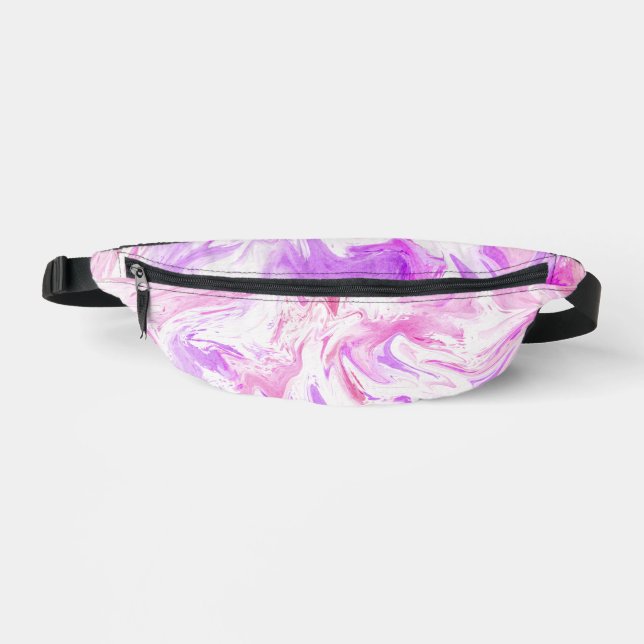 Sacs Banane Pack Motif Fanny Pink and Purple Tie Dye (Recto)
