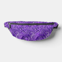 Paisley violet vibrant