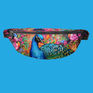 Sacs Banane Paon Arc-en-ciel
