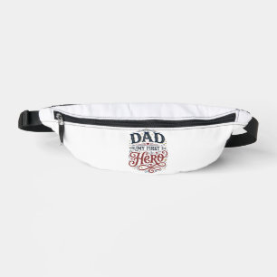 Sacs Banane Papa Mon Premier Héros Chemise Vintage Typographie