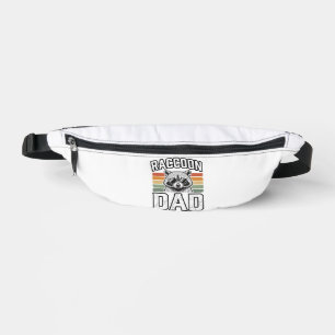 Sacs Banane Papa Raton Laveur Gravure Vintage Design Vectoriel