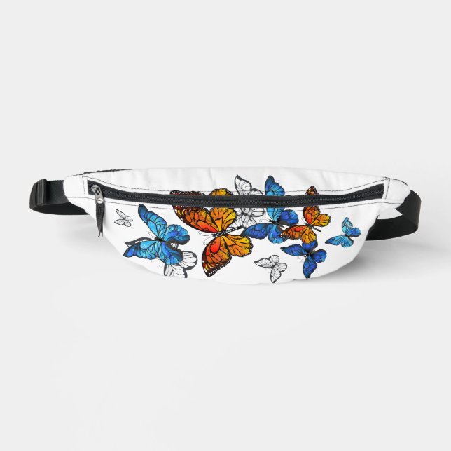 Sacs Banane Papillons volants Morpho et Monarch (Recto)