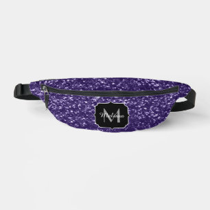 Sacs Banane Parties scintillant violet foncé ultra violet scin