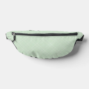 SACS BANANE PASTEL VERT & BLANC MOTIF PLIÉ MINCE