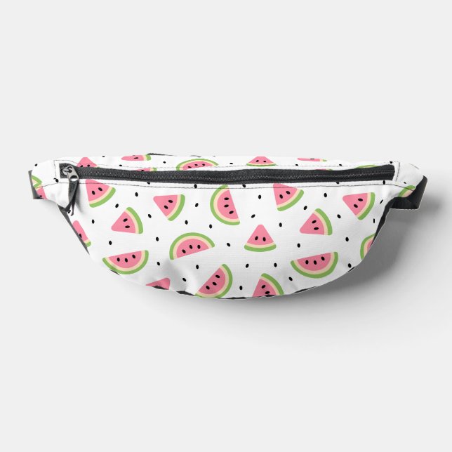 Sacs Banane Pastèque rose, Graines de pastèque, Motif d'été (Poser)
