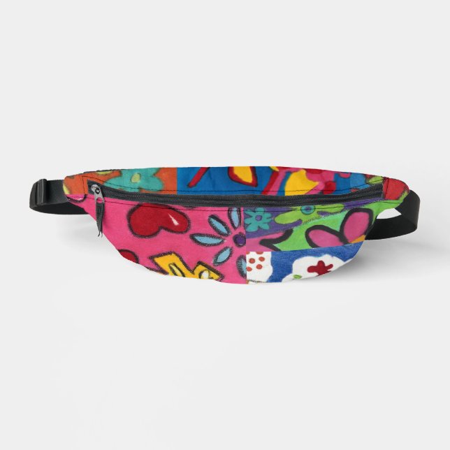 Sacs Banane Patchwork floral de Janina (Recto)