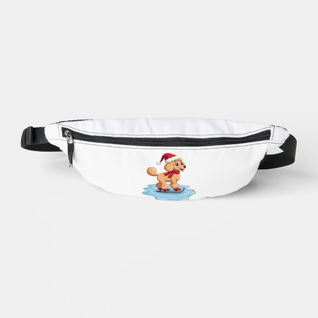 Sacs Banane Patineur Caniche (Recto)