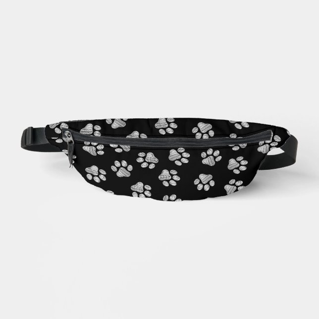 Sacs Banane Patrouilles de Doodle, Paws de Chien, Paws Blanche (Recto)