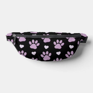 Sacs Banane Pattern of paws, Dog paws, Lilac paws, Hearts