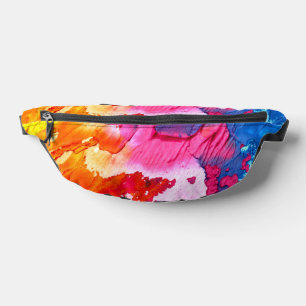 Sacs Banane Peinture Abstraite moderne colorée Tout-sur-impres