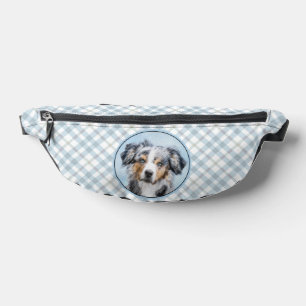 Sacs Banane Peinture Berger Américain Miniature Chien MAS Art
