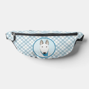 Sacs Banane Peinture de Bull Terrier Blanc Chien Anglais Migno