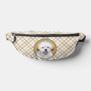 Sacs Banane Peinture de chiot Lhasa Apso Mignon Art original d