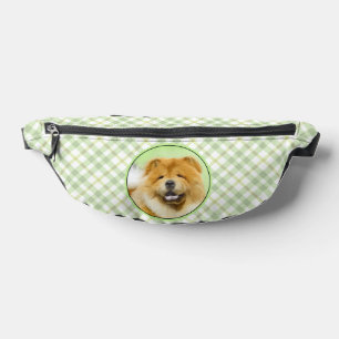 Sacs Banane Peinture de Chow Chow Rouge Rustique Mignonne Art