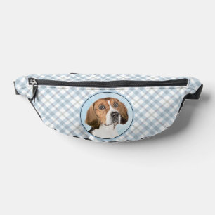 Sacs Banane Peinture de Foxhound Anglais Mignonne Art Original