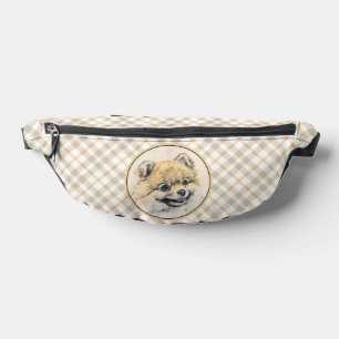 Sacs Banane Peinture de Poméranie Orange Pom Art Canin Origina