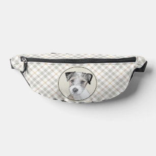 Sacs Banane Peinture de Terrier de Russell Ébauche Originale A