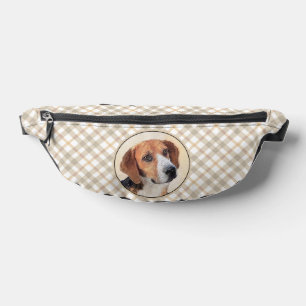 Sacs Banane Peinture Harrier Tri-Color jolie art original chie