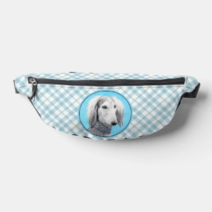 Sacs Banane Peinture Saluki Plume d'Argent Art Canin Original