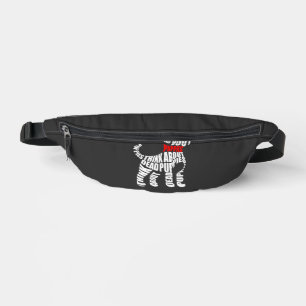 Sacs Banane Pensez aux chiots blancs MORTS