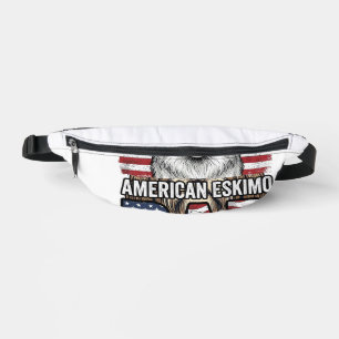 Sacs Banane Père Esquimau Américain Patriotique Chien Vintage