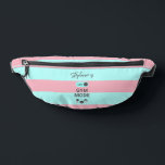 Sacs Banane Personalized Fun Cute Sport On Gym Mode<br><div class="desc">🎒💖 Create a Gym Mode Fanny Pack, customizing it with a name for fun style. 🎒💖 Perfect for workouts, festivals, or errands, it’s cute and practical. 🌸✨ Add the name before checkout to personalize it. 🎁 #GymFannyPack #CuteFitnessStyle #SportAccessory @ActiveMoms @FitnessFans @GiftSeekers 👉 Customize your fanny pack today and spread the...</div>