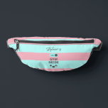 Sacs Banane Personalized Fun Cute Sport On Gym Mode<br><div class="desc">🎒💖 Create a Gym Mode Fanny Pack, customizing it with a name for fun style. 🎒💖 Perfect for workouts, festivals, or errands, it’s cute and practical. 🌸✨ Add the name before checkout to personalize it. 🎁 #GymFannyPack #CuteFitnessStyle #SportAccessory @ActiveMoms @FitnessFans @GiftSeekers 👉 Customize your fanny pack today and spread the...</div>