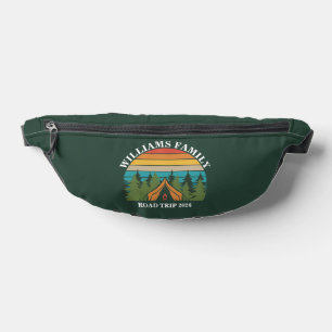 Sacs Banane Personnalisable amis de la forêt Sunset Tente de C