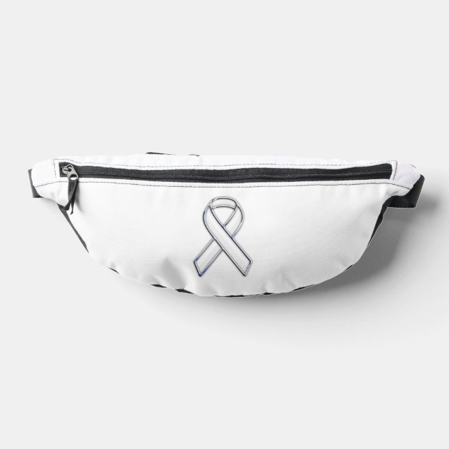 Sacs Banane Personnalisable Chrome Comme White Ribbon Sensibil (Poser)