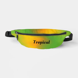 Sacs Banane Personnalisé Tropical Melon Green