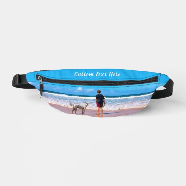 Sacs Banane Personnalisé Votre Pet Photo Fanny Pack Texte Pers (Recto)