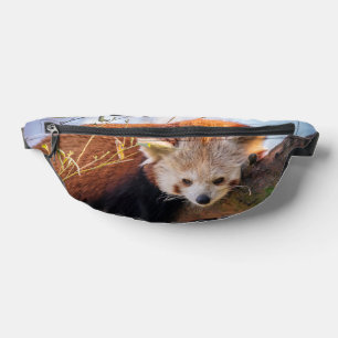 Sacs Banane Petit panda rouge pâle