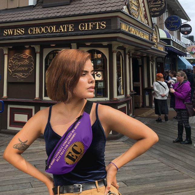 Sacs Banane Pièces Elongées Violet/Collecteur Penny Pressé (Créateur téléchargé)