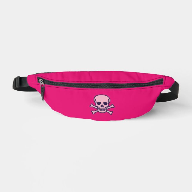 Sacs Banane Pink Skull fuchsia fanny pack (Recto)