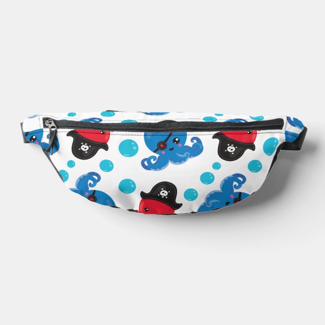 Sacs Banane Pirate Octopus, Motif de pieuvre, Animaux de mer (Poser)