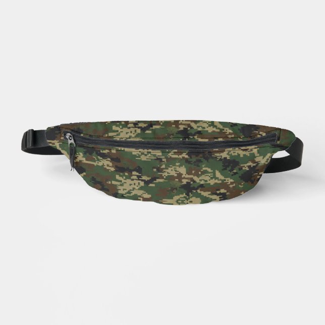 Sacs Banane Pixel Military Camouflage Pattern (Recto)