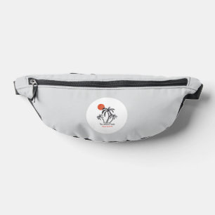 Sacs Banane Plage de coucher de soleil tropical Palmier Vacanc