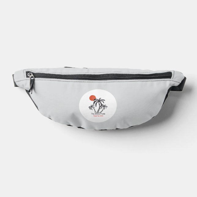 Sacs Banane Plage de coucher de soleil tropical Palmier Vacanc (Poser)