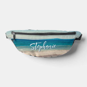 Sacs Banane Plage personnalisée Photo Ocean Blue