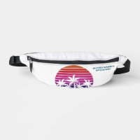 Plage Personnalisée Vacances Cute Tropical Palm Tr
