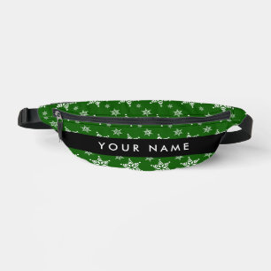 Sacs Banane Pneus blancs, Vert, Votre nom, Personnaliser