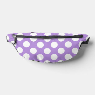 Sacs Banane Pois violets, Motif à points Polka, points, pointi
