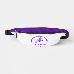Sacs Banane Pom-Pom de l'École Secondaire Personnalisé Violet